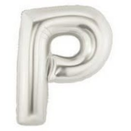 40" Letter P Silver