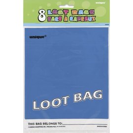 Blue Lootbags 8/pk