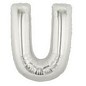 40" Letter U Silver