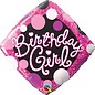 18" Birthday Girl Foil Balloon