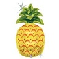 37" Pineapple Holographic Foil Balloon