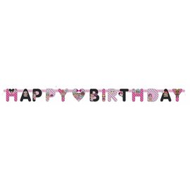 LOL Large Jointed Happy Birthday Banner