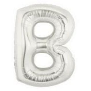 40" Letter B Silver