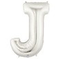40" Letter J Silver