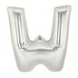 40" Letter W Silver