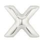 40" Letter X Silver