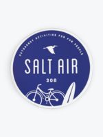 Team Salty Salt Air Logo Circle Sticker
