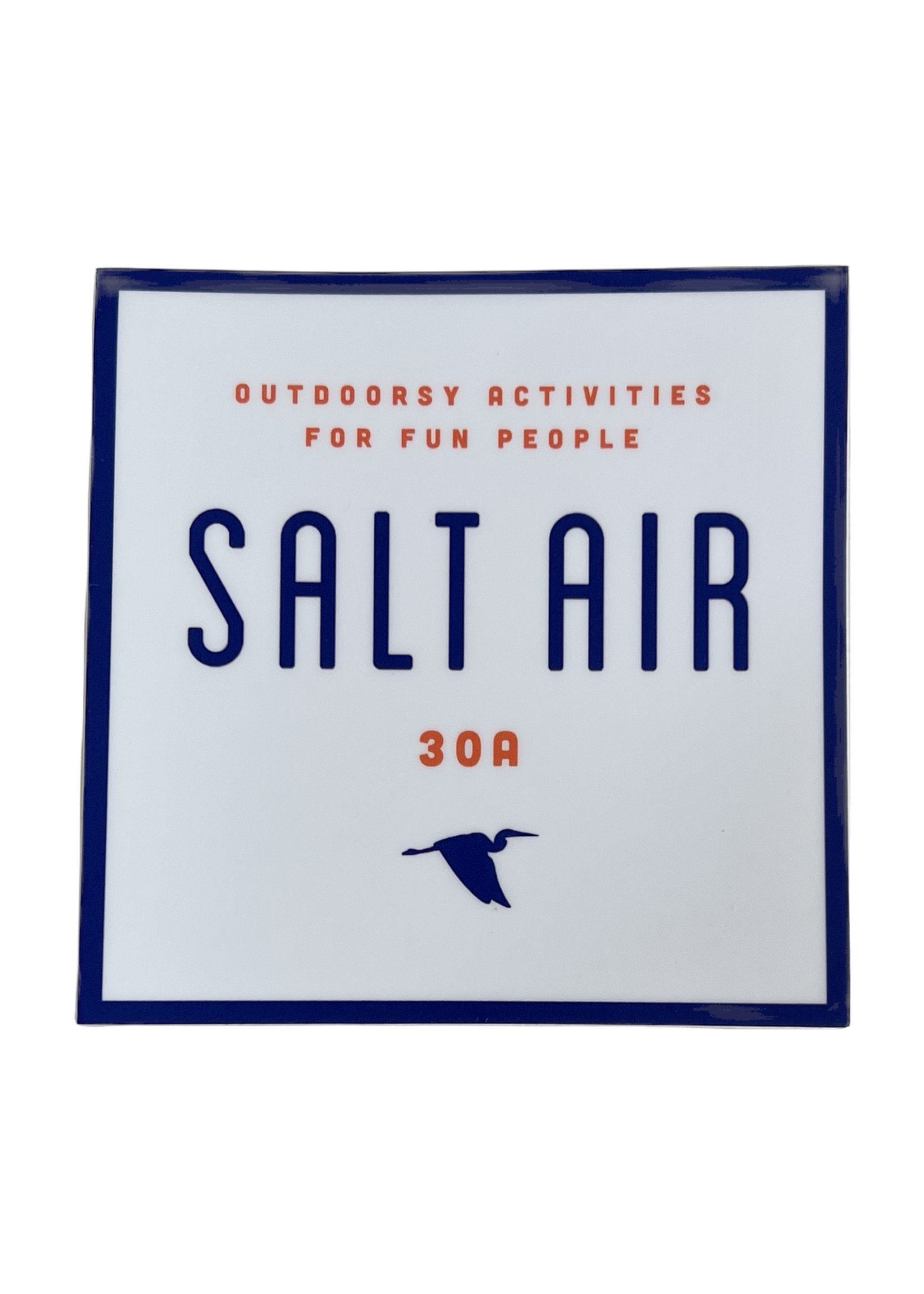 Team Salty Salt Air Square Logo Sticker