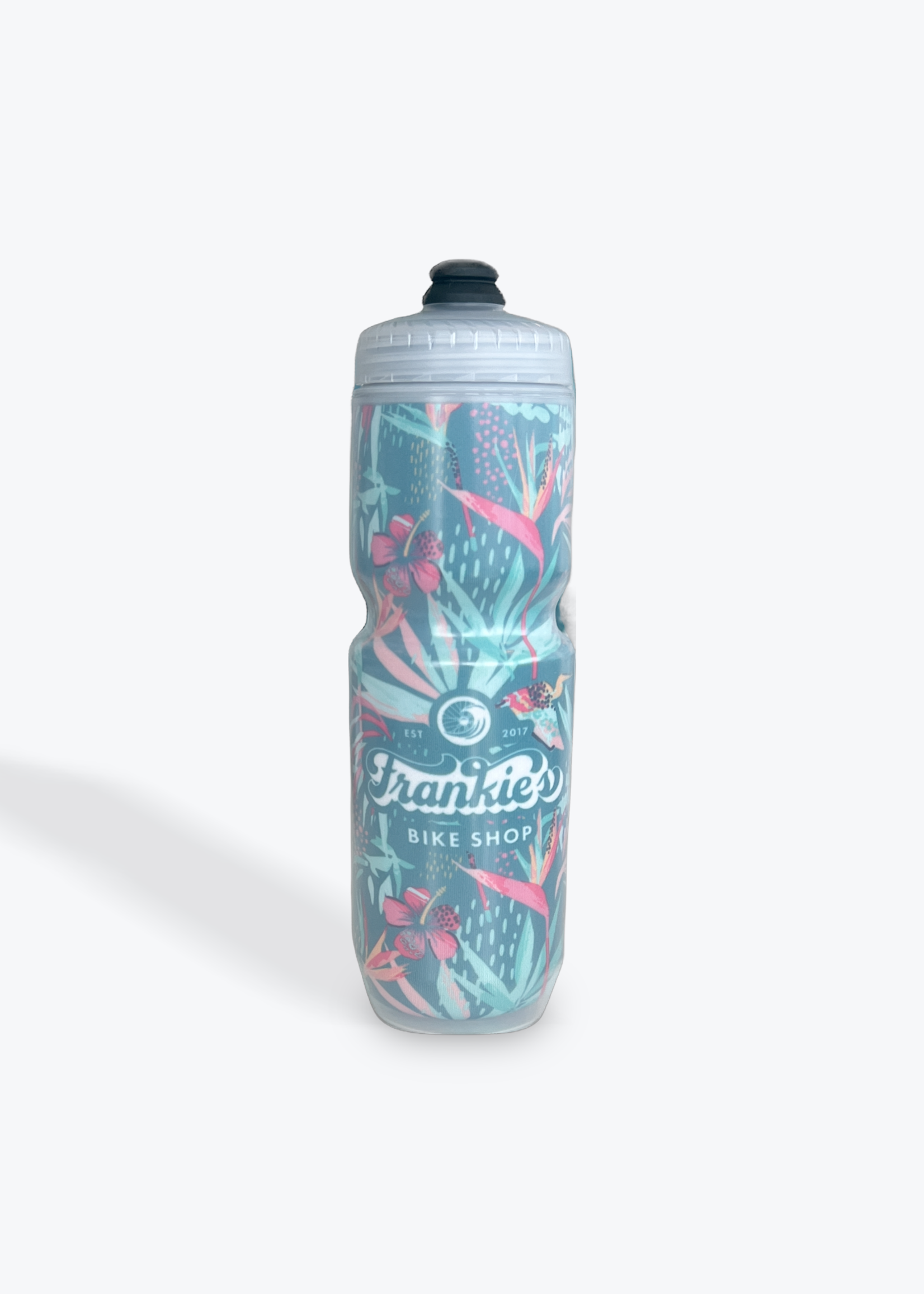 Team Salty Frankies Insulated Water Bottle Hawaiian Print