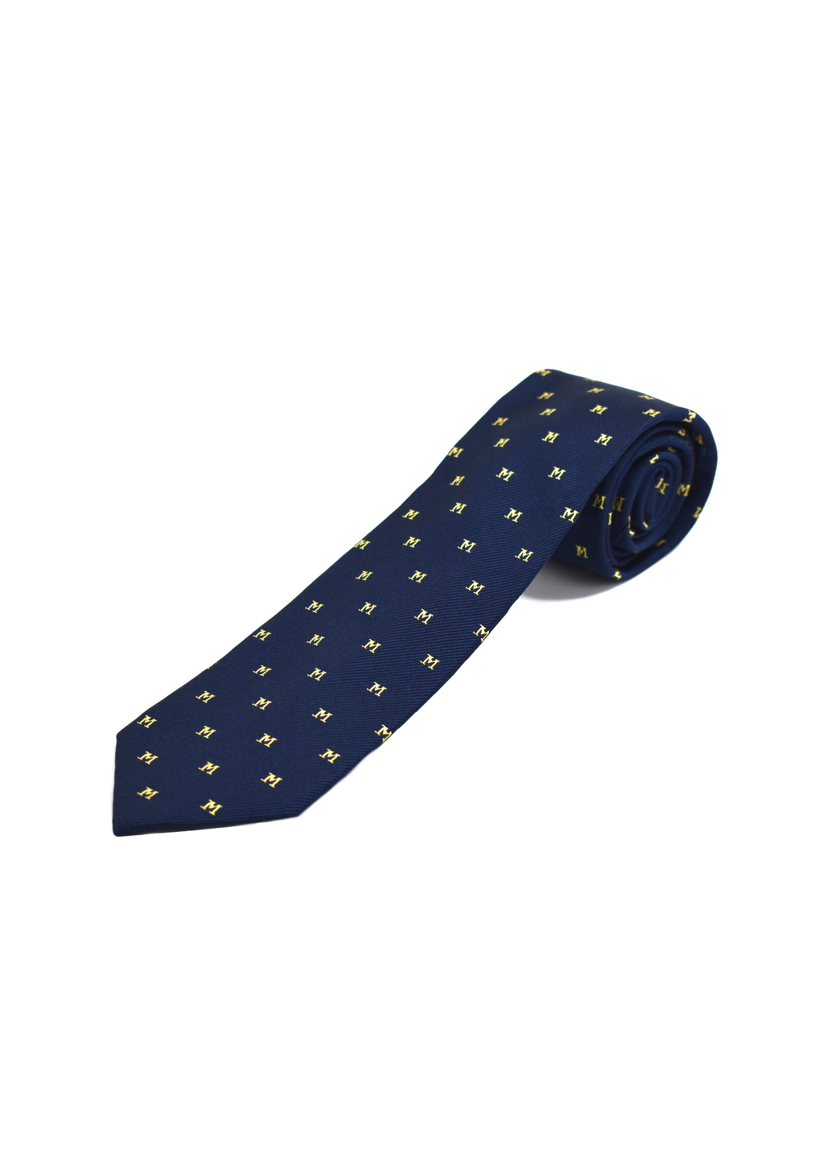 Amanda Christensen Amanda Christensen ties - Navy with Maize Block M