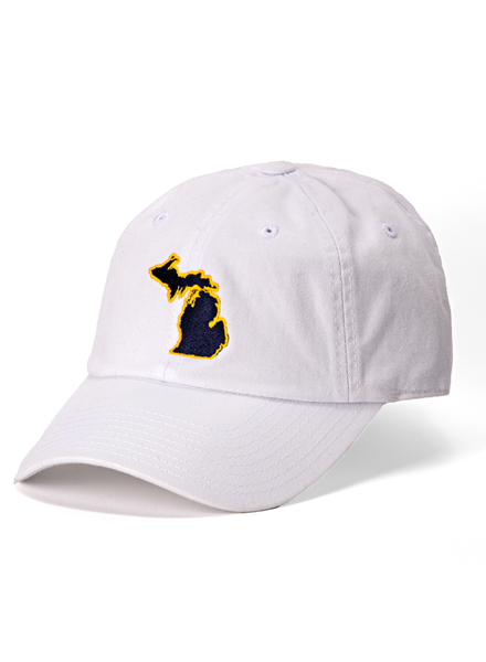 State Traditions State Traditions White Michigan Ann Arbor Gameday Hat