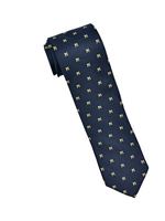 Amanda Christensen Amanda Christensen ties - Navy with Maize Block M