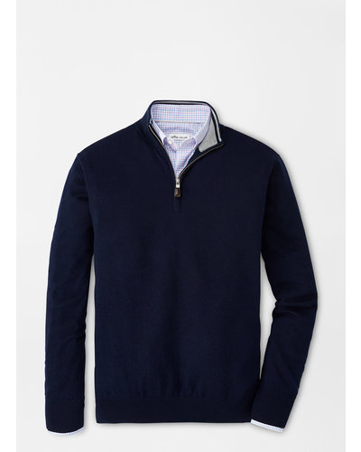 Peter millar merino silk quarter zip Clearance