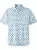 Peter Millar Peter Millar Short Sleeve Cotton-Blend Sport Shirt