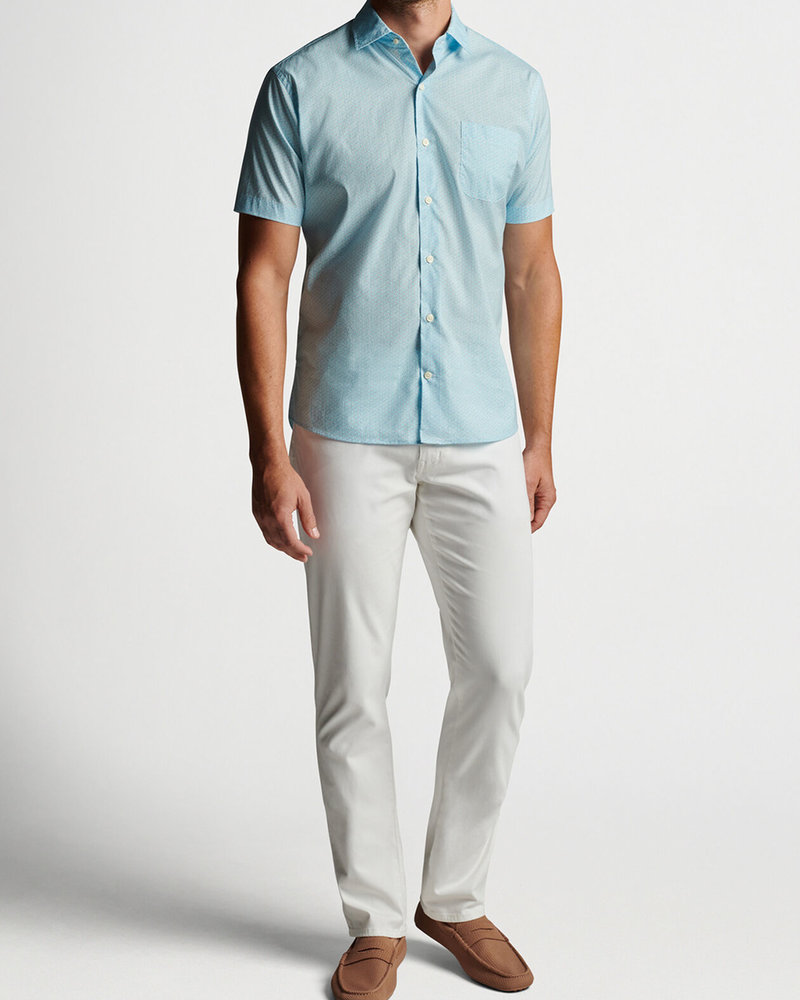 Peter Millar Peter Millar Summer Slice Cotton-Stretch Sport Shirt