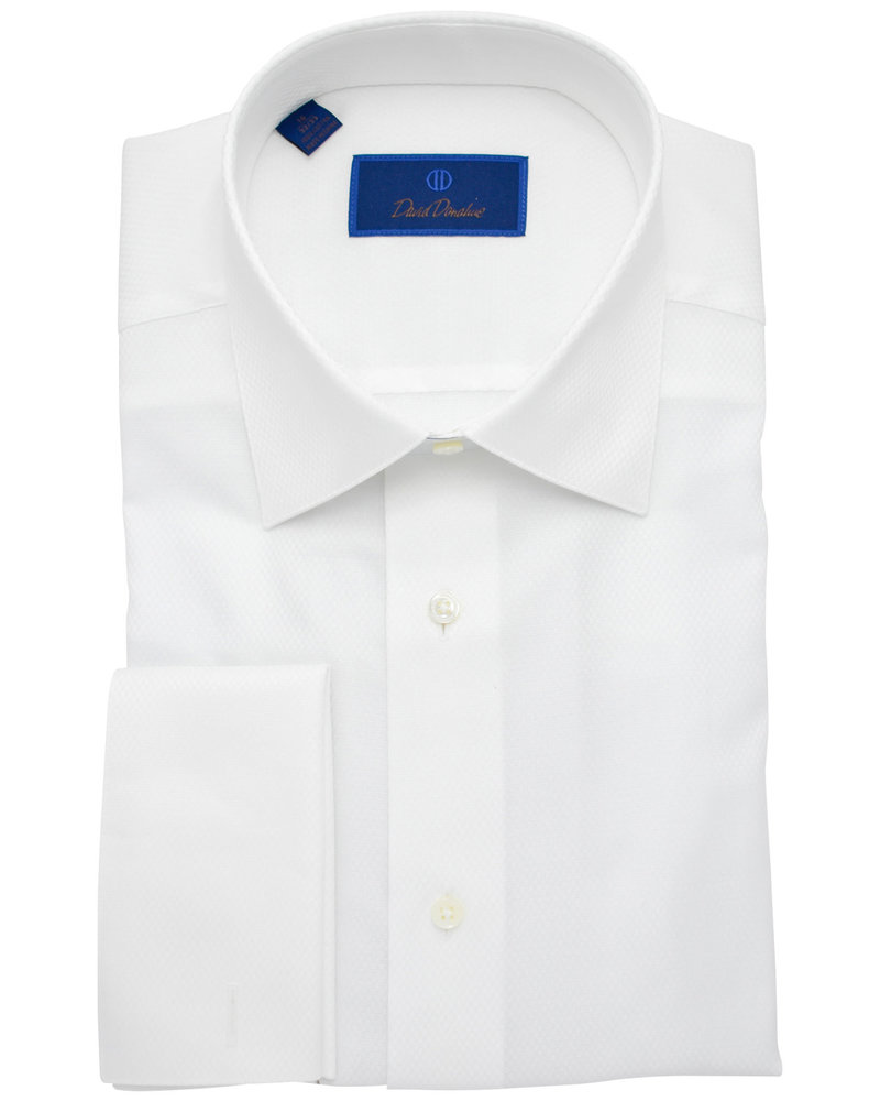 David Donahue David Donahue French Cuff Regular Fit Formal Shirt