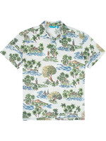 Tori Richard Tori Richards Aloha Toile Hawaiian Shirt