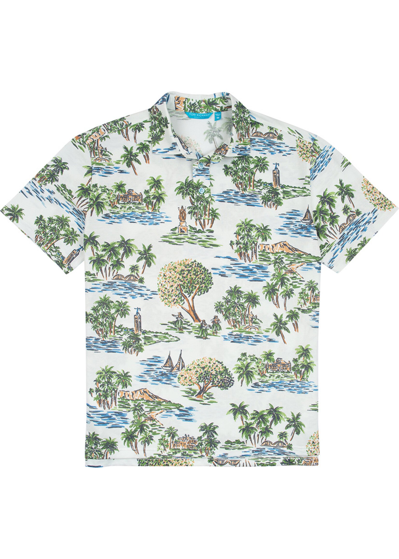 Tori Richard Tori Richards Aloha Toile Hawaiian Shirt