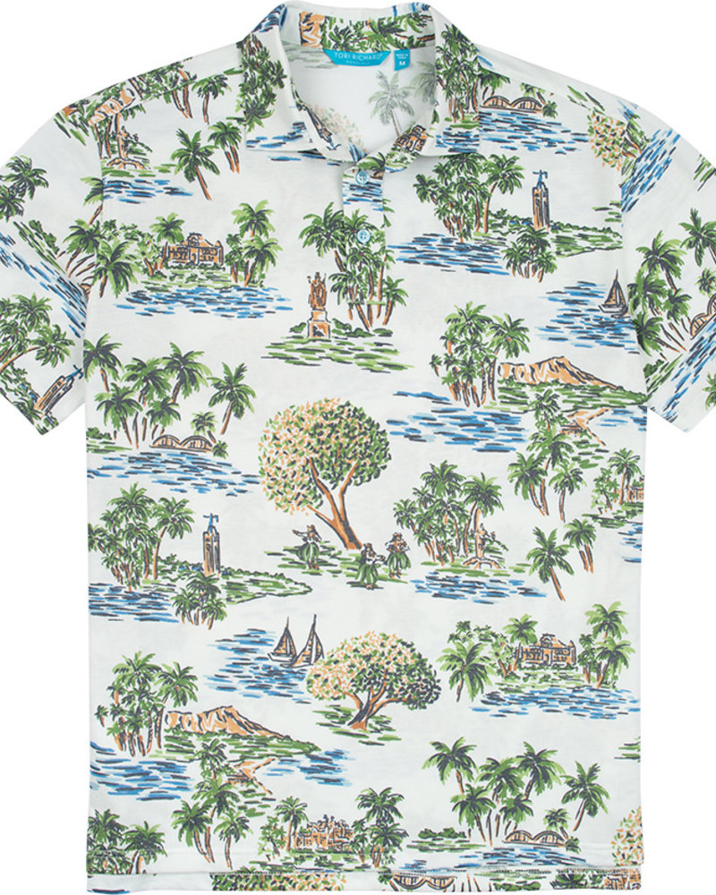 Tori Richards Aloha Toile Hawaiian Shirt - Van Boven