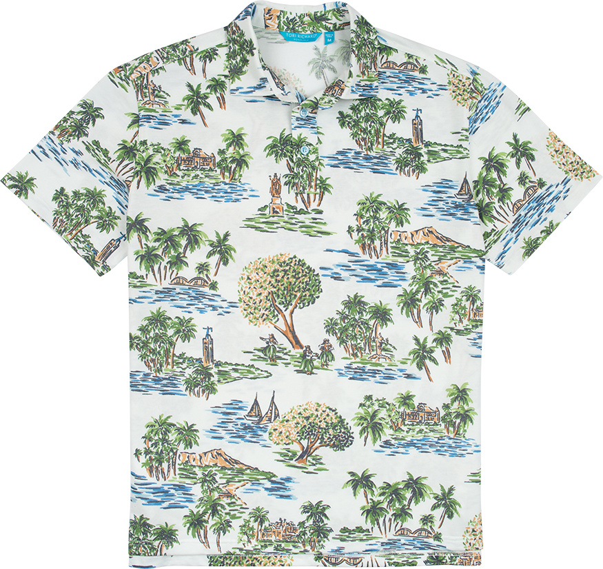 Tori Richards Aloha Toile Hawaiian Shirt - Van Boven