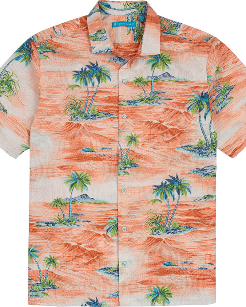 Tori Richard Tori Richards Tiled Isle Hawaiian Shirt