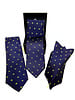 Amanda Christensen Michigan Maize and Blue Tie and Pocket Square Set