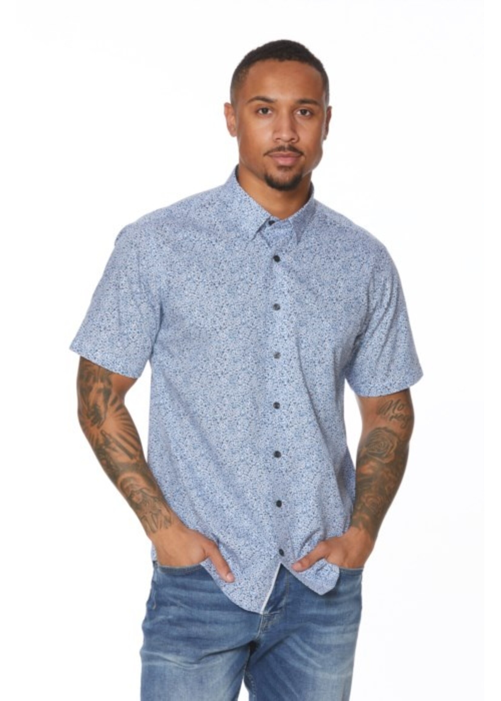 Leo Chevalier Leo Chevalier HBD Non Iron Short Sleeve Shirt