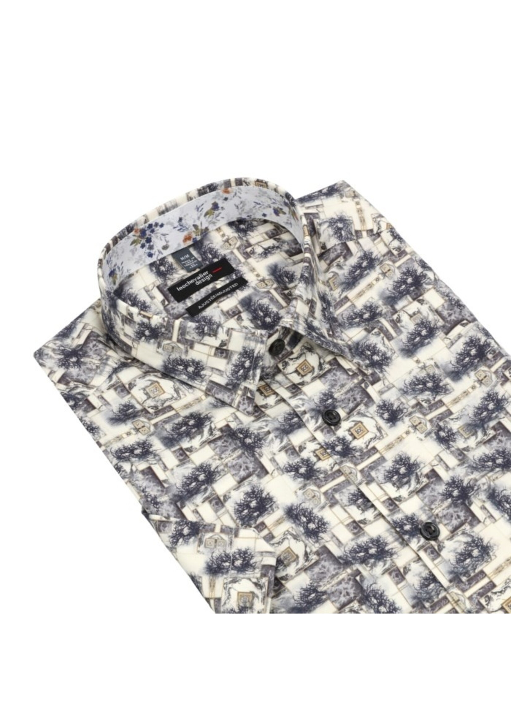 Leo Chevalier Leo Chevalier "Red" Short Sleeve Shirt Trim