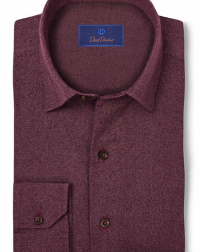 David Donahue David Donahue Casual Hidden Button Down Shirt