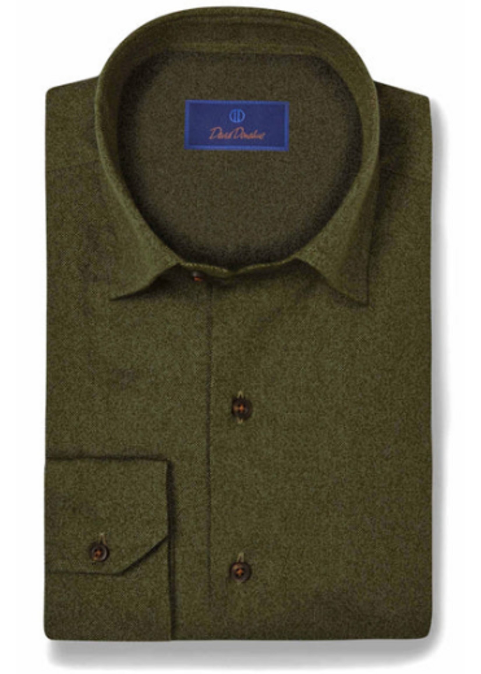 David Donahue David Donahue Casual Hidden Button Down Shirt