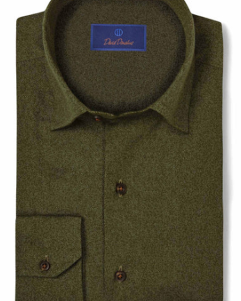 David Donahue David Donahue Casual Hidden Button Down Shirt