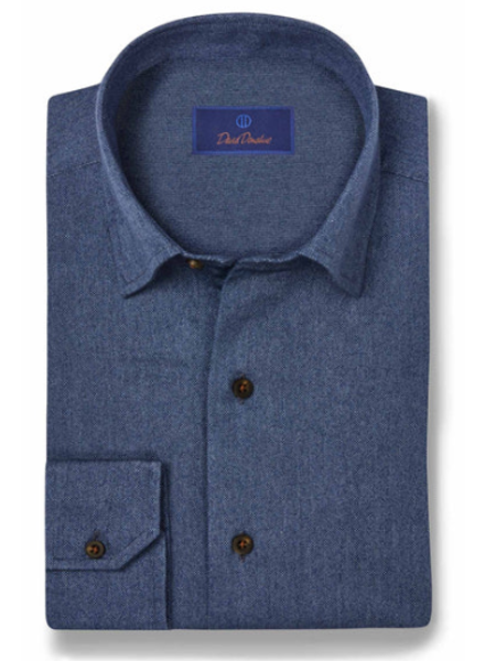 David Donahue David Donahue Casual Hidden Button Down Shirt