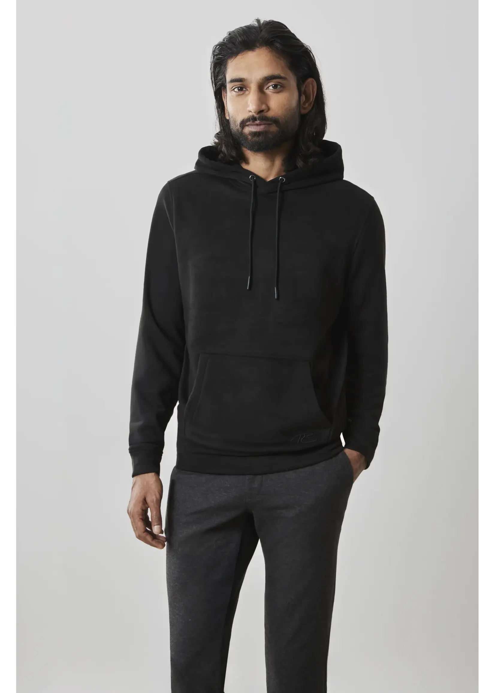 Robert Barakett Robert Barakett Sidewinder Faux Suede Hoodie