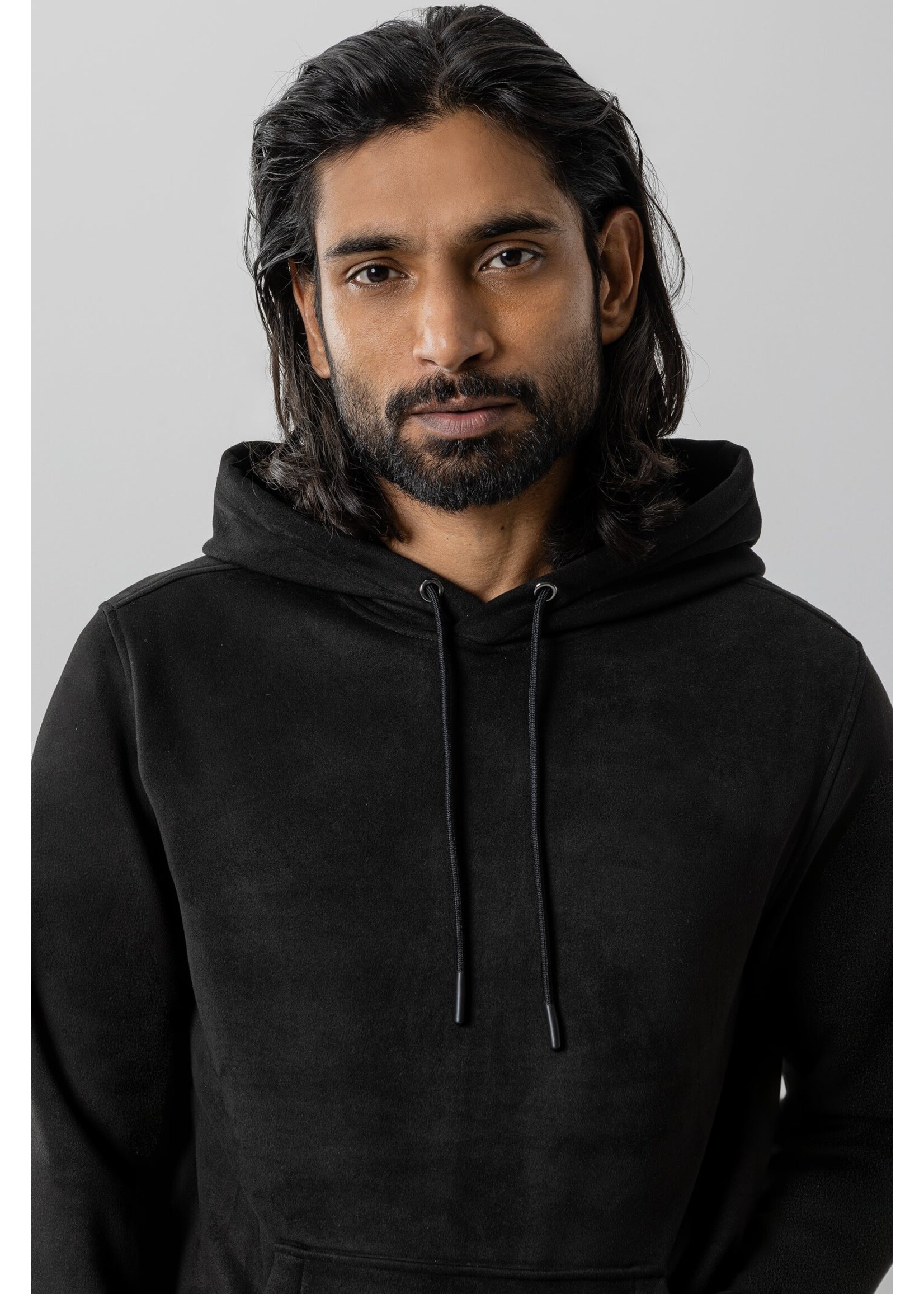 Robert Barakett Robert Barakett Sidewinder Faux Suede Hoodie