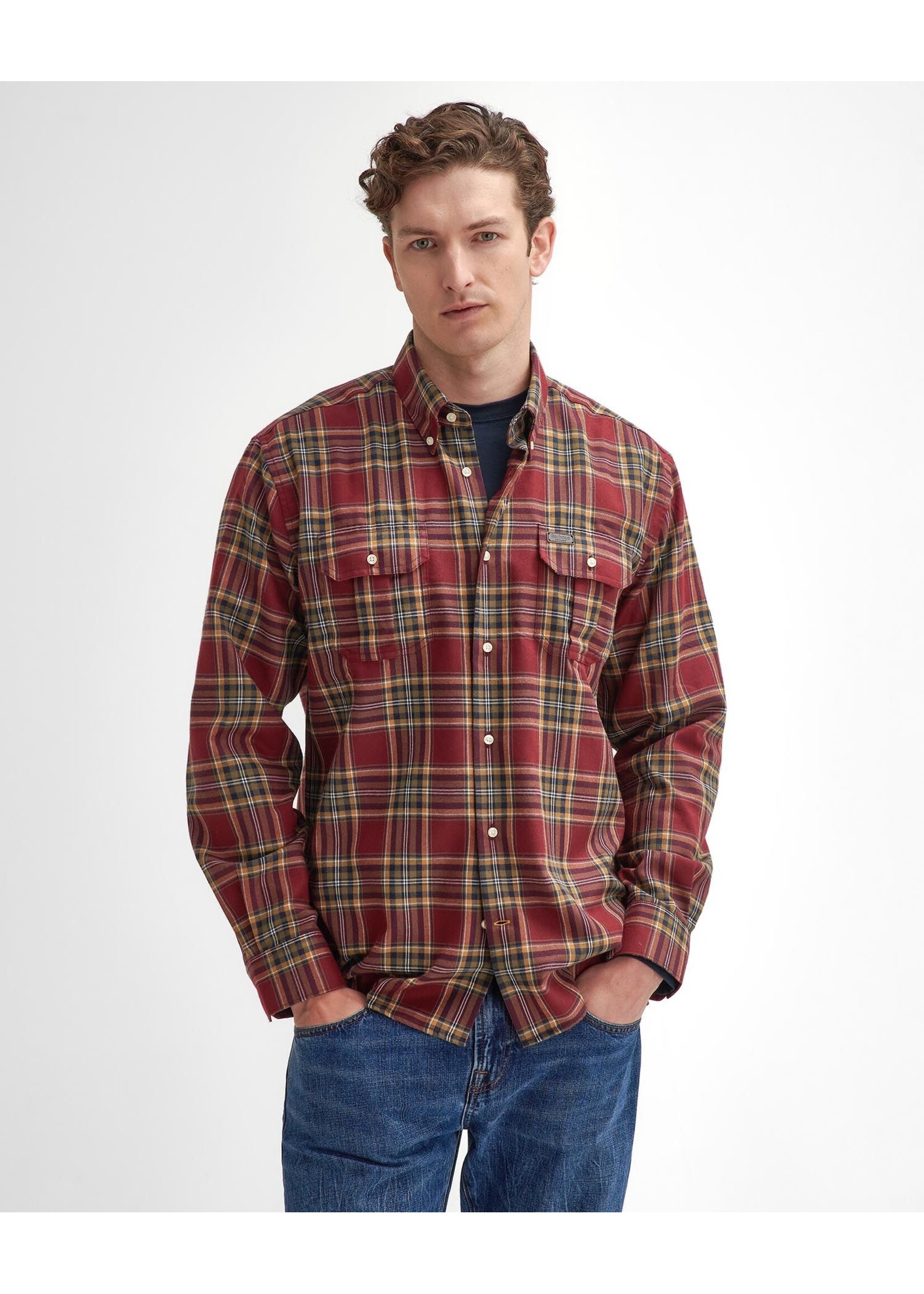 Barbour US for Men & Women Barbour Singsby Regular Thermo Weave Checked Shirt