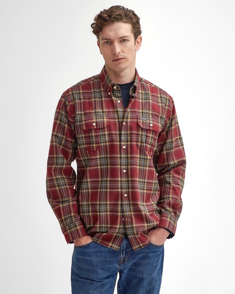Barbour US for Men & Women Barbour Singsby Regular Thermo Weave Checked Shirt