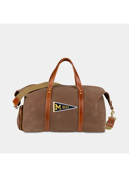 Heritage Gear Michigan "Vault" Wax Canvas Travel Bag