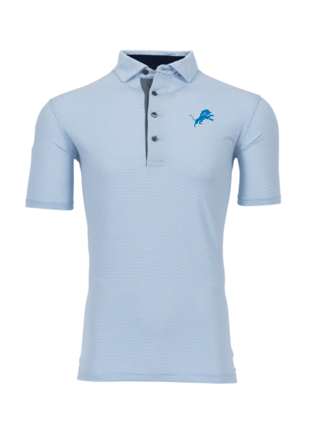 Greyson Greyson Detroit Lions Saranac Polo