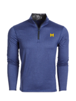 Greyson Greyson "M" Herringbone Tate 1/4 Zip