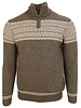 Viyella Viyella Fair Isle 1/4 Zip Sweater
