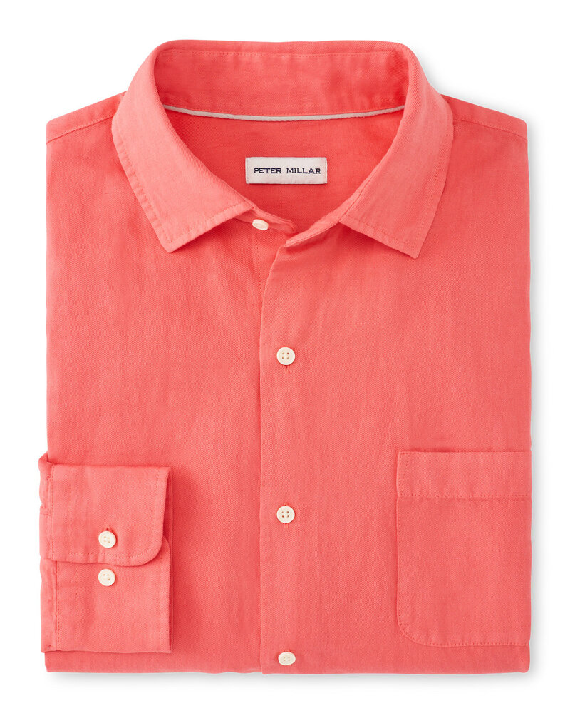 Peter Millar Peter Millar Canal Linen Sport Shirt