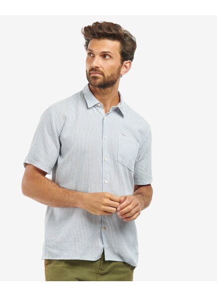 Barbour US for Men & Women Barbour Deerpark Summerfit Shirt Navy L