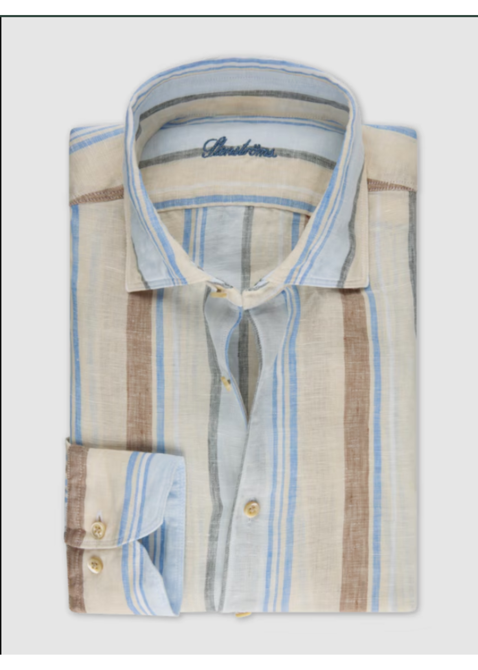 Stenstroms Stenstroms 100% Linen LS Shirt