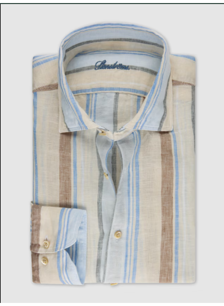 Stenstroms Stenstroms 100% Linen LS Shirt