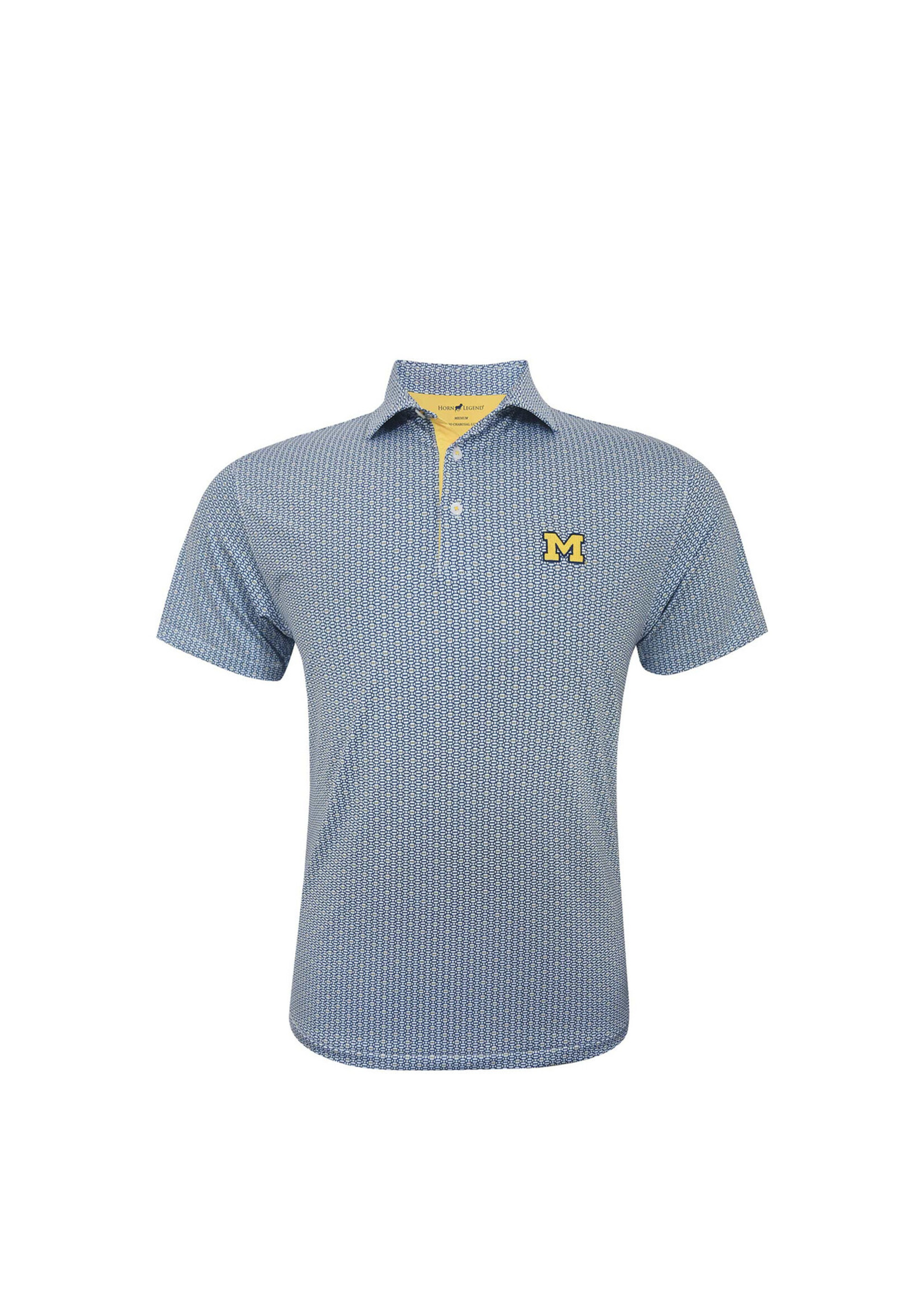 Horn Legends Horn Legends Michigan Football Print Polo
