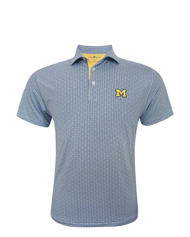 Horn Legends Horn Legends Michigan Football Print Polo