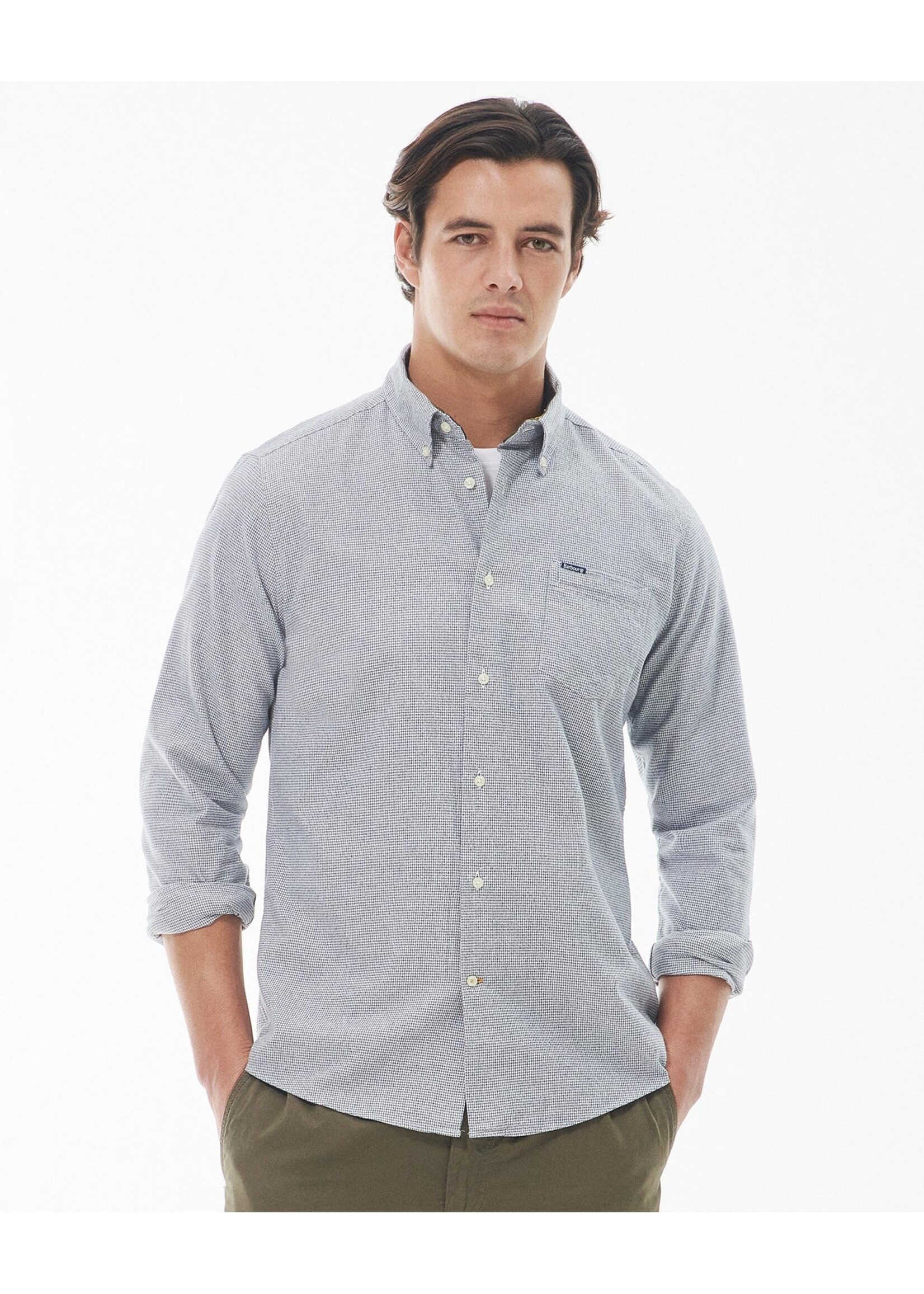 Barbour US for Men & Women Barbour turner tailored houndstooth shirt