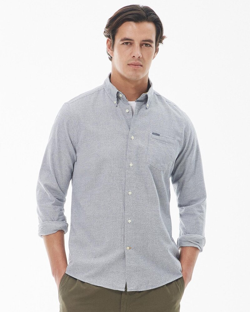 Barbour US for Men & Women Barbour turner tailored houndstooth shirt