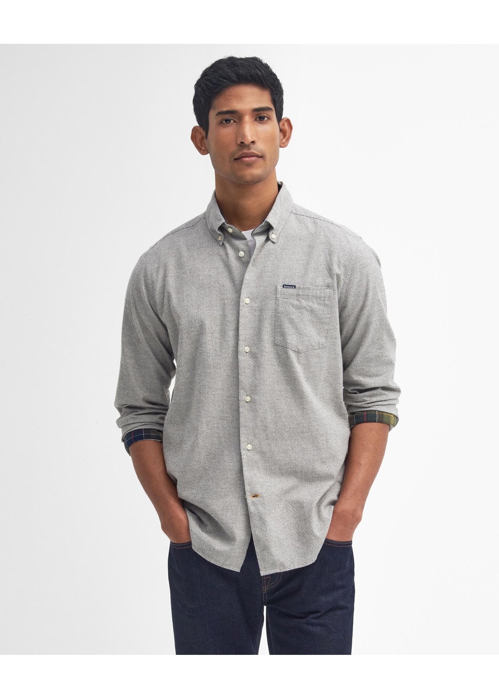 Barbour US for Men & Women Barbour turner tailored houndstooth shirt