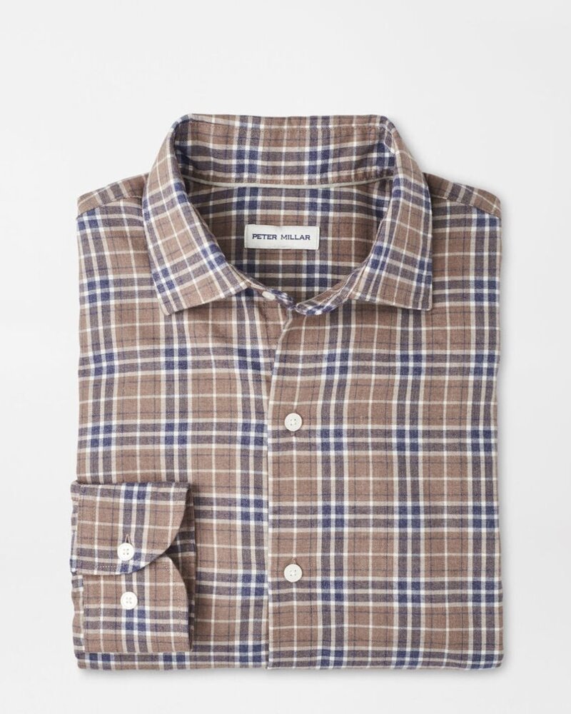 Peter Millar Big Bear Performance Flannel Sport Shirt